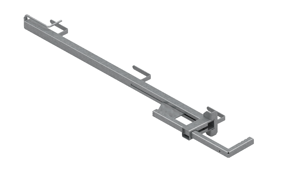 Bracket clamp with post EPS-UUS