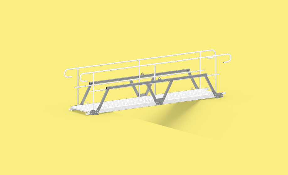 Gangway and truss