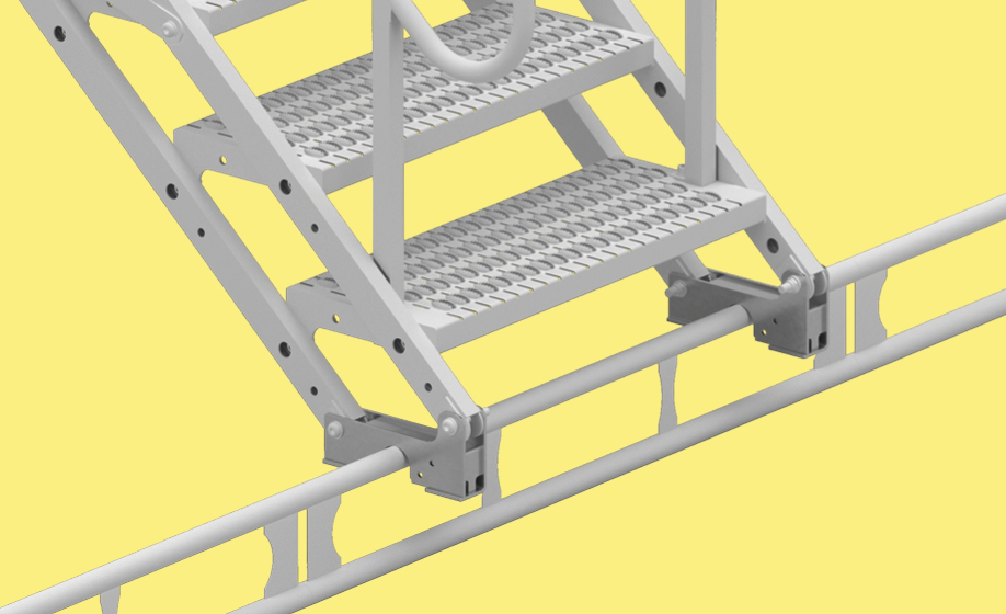 TAS stairs - aluminium lower scaffolding chuck